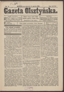 Gazeta Olsztyńska. 1914, nr 74