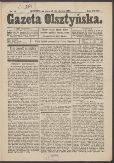 Gazeta Olsztyńska. 1914, nr 74