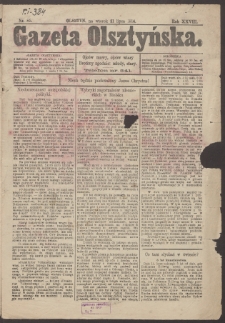 Gazeta Olsztyńska. 1914, nr 85
