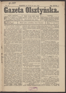Gazeta Olsztyńska. 1914, nr 87