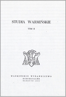 Studia Warmińskie T. 2 (1965) - cały numer
