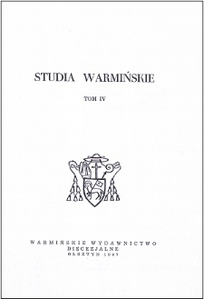 Studia Warmińskie T. 4 (1967) - cały numer