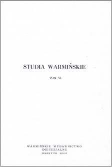 Studia Warmińskie T. 6 (1969) - cały numer