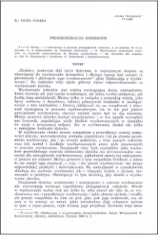 Pedagogizacja rodziców