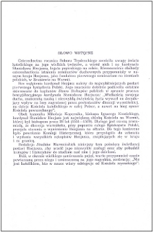 Studia Warmińskie T. 7 (1970) - słowo wstępne