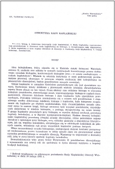 Struktura Rady Kapłańskiej