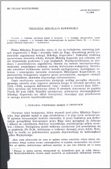 Teologia Mikołaja Kopernika