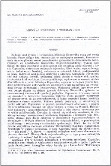 Mikołaj Kopernik i Tideman Gise