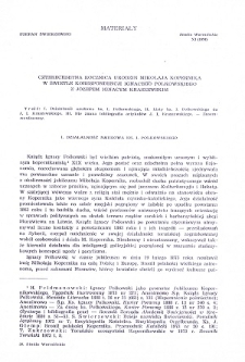 Czterechsetna rocznica urodzin Mikołaja Kopernika w świetle korespondencji Ignacego Polkowskiego z Józefem Ignacym Kraszewskim