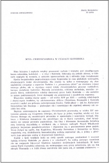 Myśl chrześcijańska w czasach Kopernika