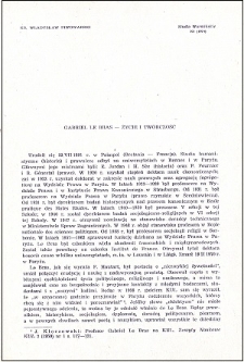 Gabriel Le Bras : życie i twórczość