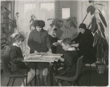 [Czytelnia w punkcie bibliotecznym w Nowej Pasłęce]