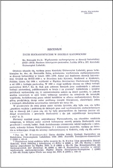 Życie eucharystyczne w diecezji katowickiej