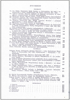 Studia Warmińskie T. 14 (1977) - spis treści