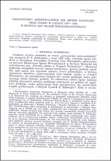 Uroczystości gietrzwałdzkie, ich aspekt katolicki oraz polski w latach 1877-1944 w świetle władz wschodniopruskich