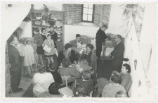 [Zajęcia praktyczne podczas seminarium bibliotekarskiego w Powiatowej i Miejskiej Bibliotece Publicznej w Pasłęku]