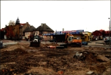 Budowa Ronda Kresowiaków w Mrągowie. [1]