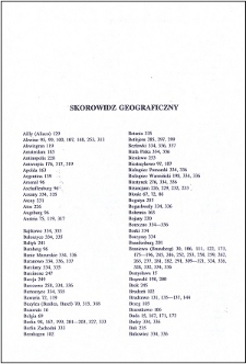 Skorowidz geograficzny