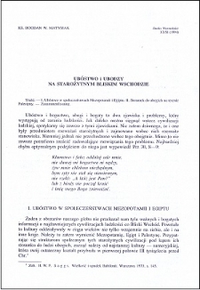 Ubóstwo i ubodzy na starożytnym Bliskim Wschodzie