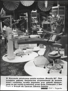[Wystawa sprzętu dentystycznego "Brazylia 80" w Warszawie]
