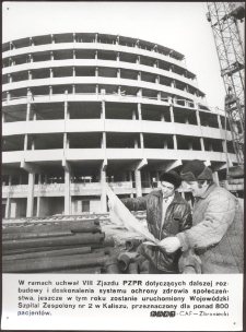 [Na budowie Wojewódzkiego Szpitala Zespolonego w Kaliszu]