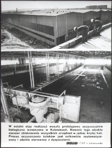 [Budowa biologicznej oczyszczalni ścieków w Katowicach]