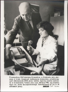 [Prototypowe badanie EKG przez telefon w ZOZ w Krakowie]