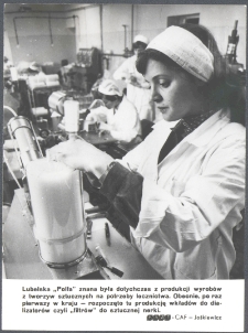 [Produkcja wkładów do dializatorów w "Polfie" Lublin]