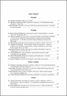 Studia Warmińskie T. 49 (2012) - spis treści