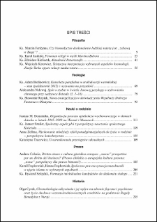 Studia Warmińskie T. 50 (2013) - spis treści