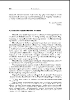 Pięćsetlecie urodzin Marcina Kromera