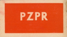 Mandat na Powiatową Konferencję Przedzjazdową PZPR 1971
