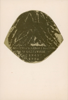 Zaproszenie na otwarcie wystawy "Biskupin - Polskie Pompeje" 1981