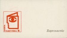 Zaproszenie na święto Gazety Olsztyńskiej 1976. [1]