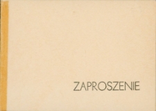 Zaproszenie na uroczystość przekazania szkole sztandaru 1971