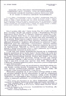 Kazanie "Tota pulchna" przypisywane Janowi Gersonowi oraz "Clipeus" Jana de Breitenbacha : z dziejów dogmatu Niepokalanego Poczęcia NMP w XV wieku w świetle zbiorów warmińskich