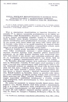 Udział wspólnot monastycznych w rozwoju życia intelektualnego i ascetycznego Kościoła na przełomie IV-V w. w świetle pism św. Hieronima