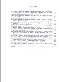 Studia Warmińskie T. 19 (1982) - spis treści