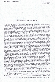 Św. Brunon z Kwerfurtu