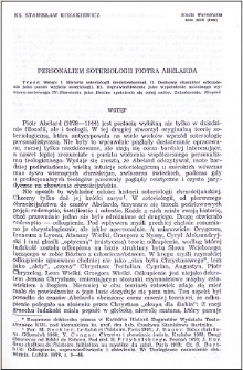 Personalizm soteriologii Piotra Abelarda