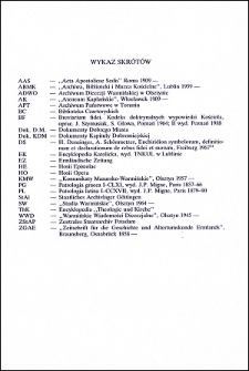 Wykaz skrótów
