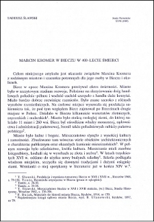 Marcin Kromer w Bieczu w 400-lecie śmierci