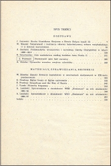 Studia Warmińskie T. 24 (1987) - spis treści