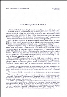 Staroobrzędowcy w Polsce