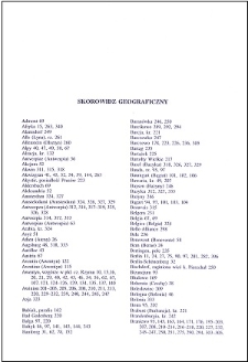 Skorowidz geograficzny