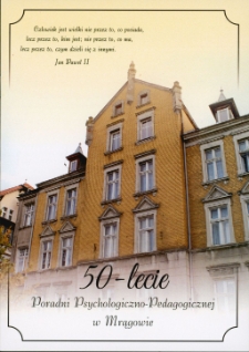 50. lecie Poradni Psychologiczno-Pedagogicznej w Mrągowie
