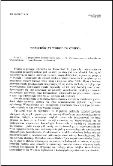 Wszechświat wobec człowieka