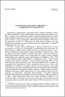 Wysiedlenia Polaków i Niemców : z perspektywy półwiecza