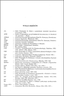 Wykaz skrótów