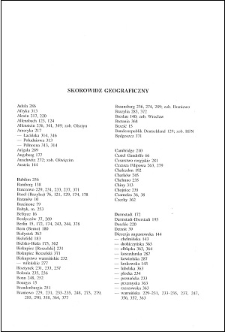 Skorowidz geograficzny